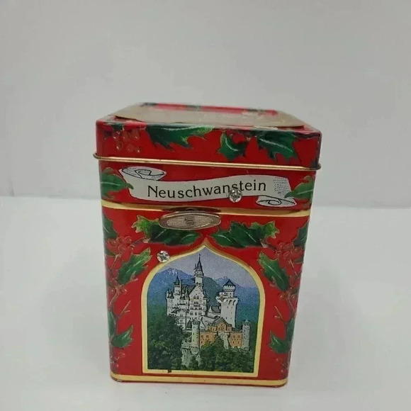 Vintage Lambertz German Wind Up Musical Cookie Tin New Old Stock Unopened - Picture 1 of 7